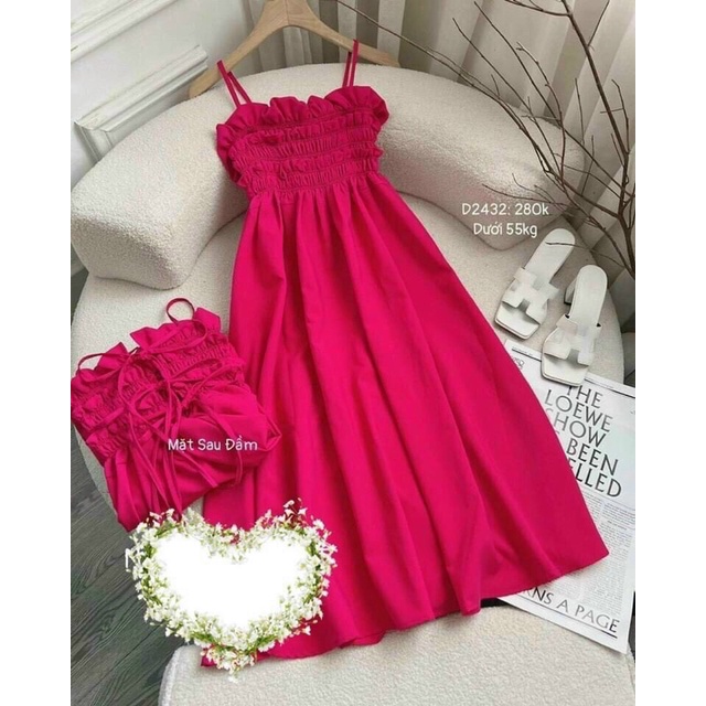 [NEW DRESS]VÁY-ĐẦM HAI DÂY BÈO NHÚN NGỰC ĐI BIỂN MÙA HÈ “XIXI DRESS”