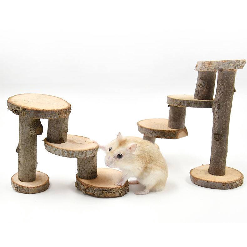 Đồ chơi thang leo bằng gỗ cho chuột Hamster