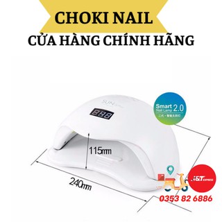 Máy hơ gel sun 5 plus cao cấp, Máy hơ móng nhanh khô không bị sần hàng chính hãng