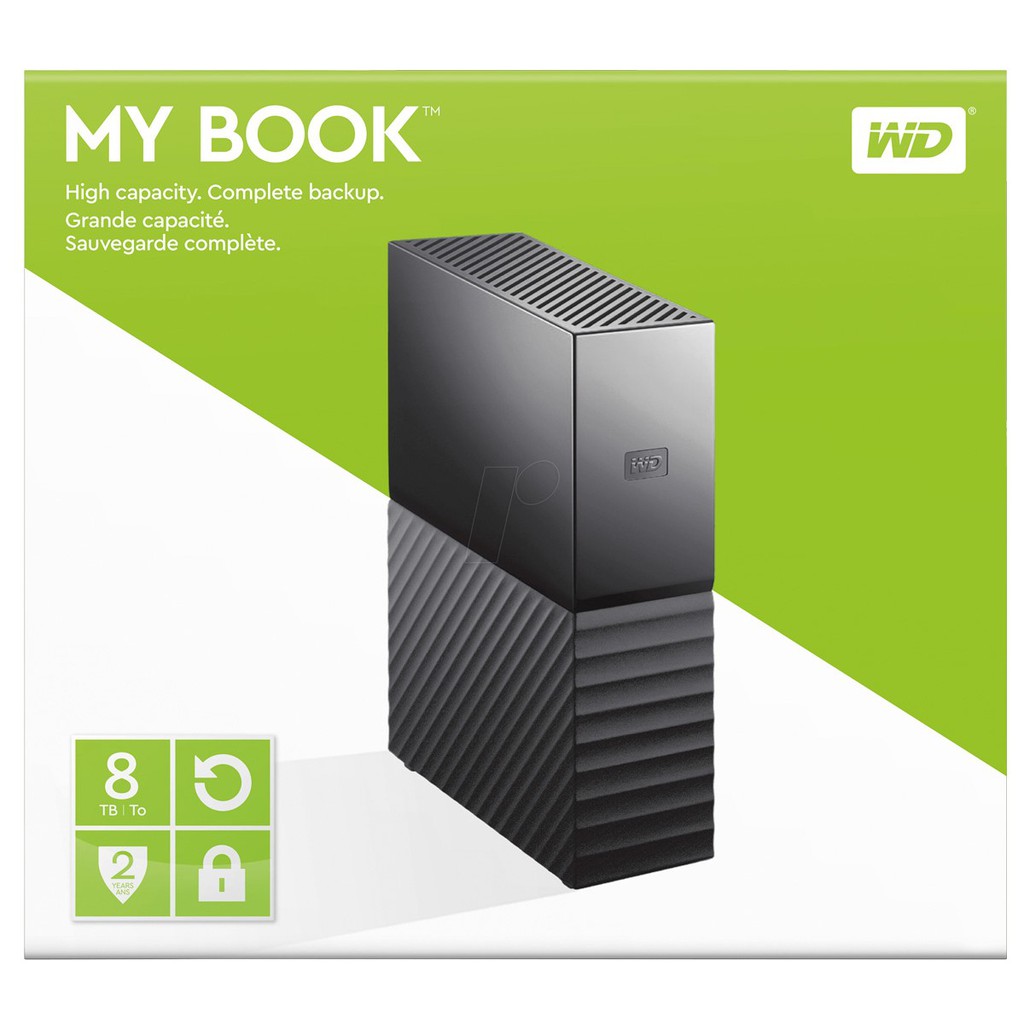 Ổ Cứng Di Động WD My Book 8TB 3.5 USB 3.0