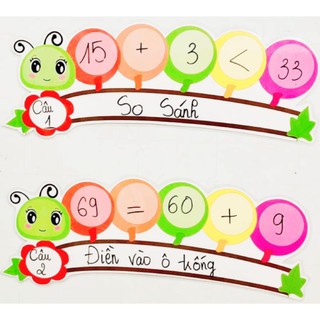 Bé sâu 5 đốt liền handmade (Đồ Dùng Dạy Học MIKI)