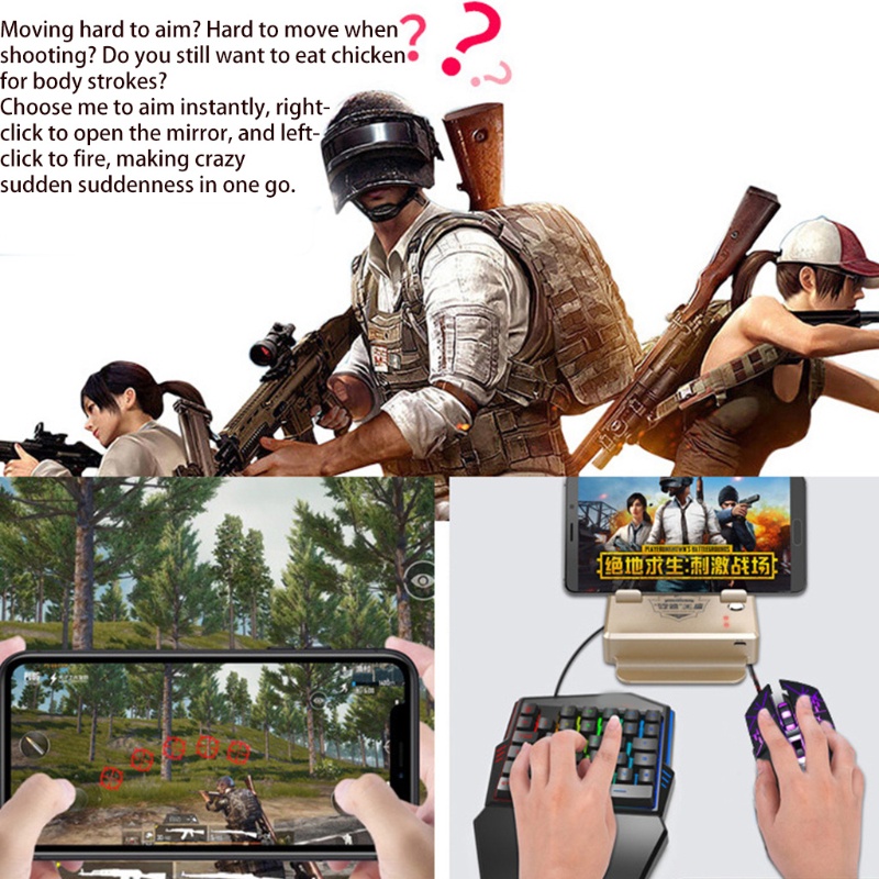 Bàn Phím Chơi Game 35 Phím Có Đèn Nền RGB Dành Cho Windows PC Mobile