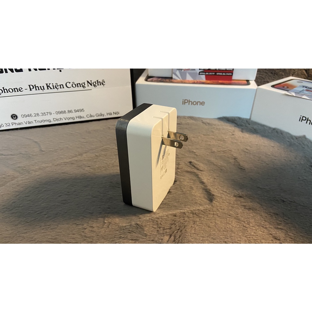 Chuẩn Mỹ - Củ Sạc Nhanh 30W 2 cổng Chuẩn Sạc PD - Chất Lượng cho mọi dòng máy samsung iphone oppo xiaomi huawei LG