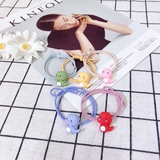 Set 5 dây cột tóc khủng long mix 5 màu