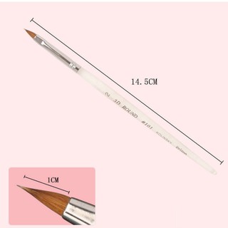 Cọ đắp hoa số 2 (cán trong suốt)