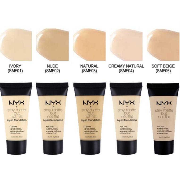 Kem nền NYX Stay Matte But Not Flat Liquid Foundation