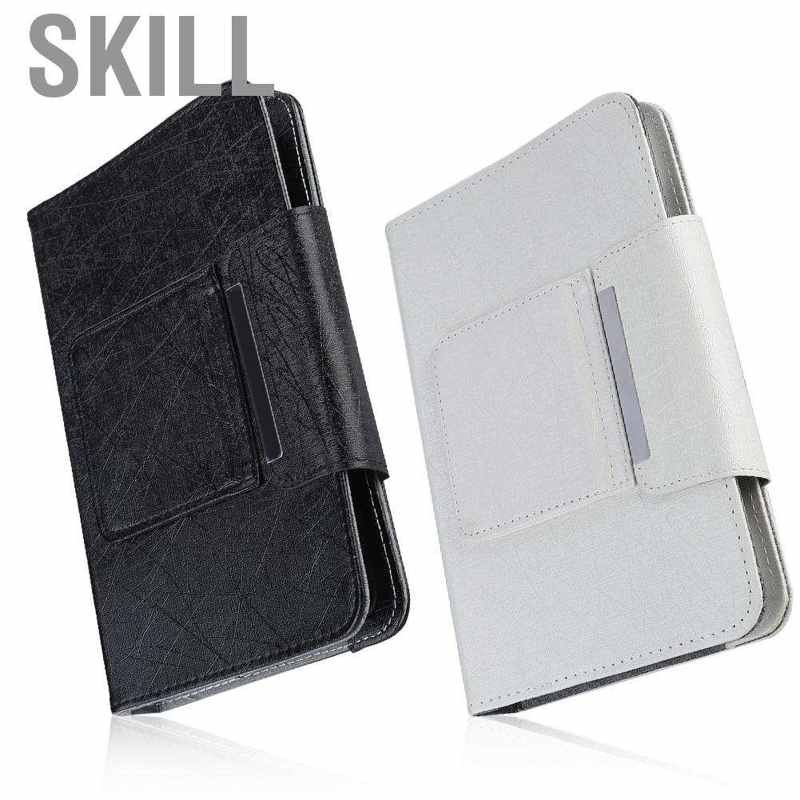 Skill Universal Tablet Laptop Phone PU Leather Protective Case Cover for Smart Cellphones 7/10 inches