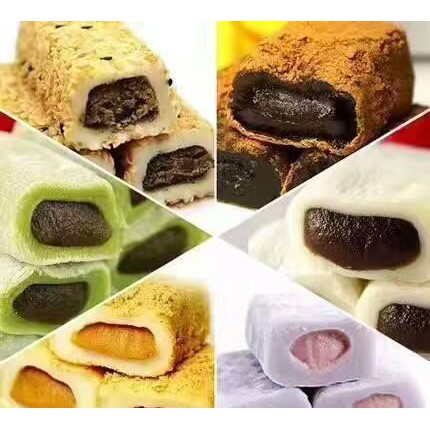 ( Bán sỉ ) Thùng 12 gói Bánh bao chỉ Mochi vỉ 180gr (6 bánh)