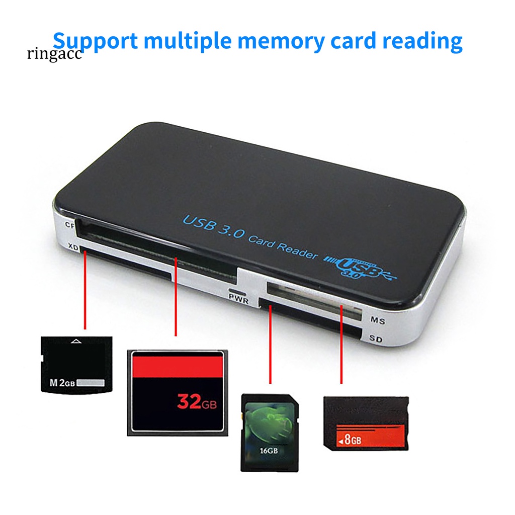 Đầu đọc thẻ nhớ SM/XD T-FLASH SD-C chống gỉ cho máy tính