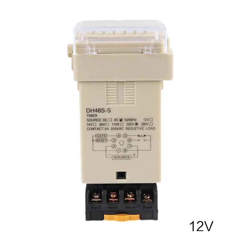 Rơ Le Hẹn Giờ Màn Hình LED 12V 24V 220V