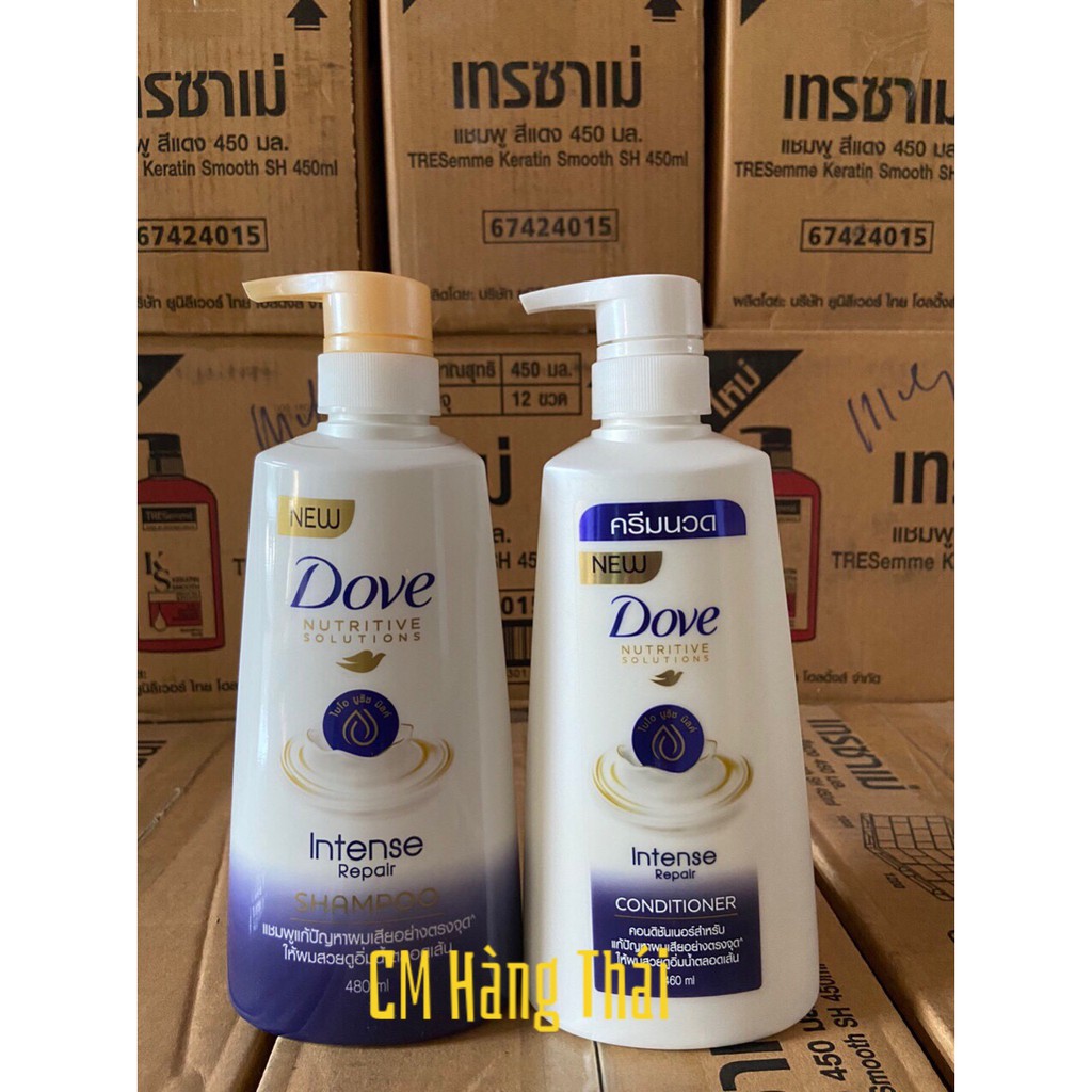 Combo Bộ Dầu Gội 450ml Xả Dove 460 ML- Thái Lan