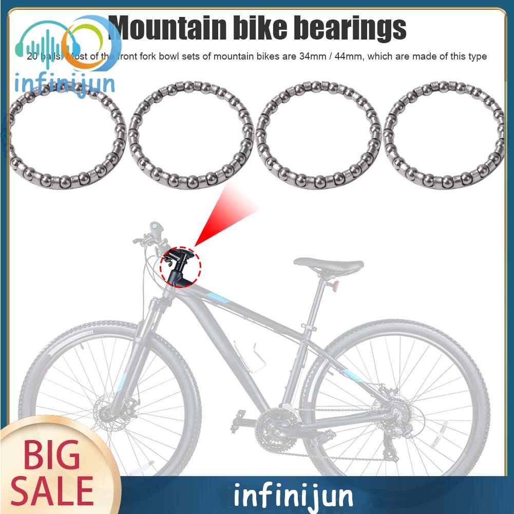 Set 10 Vòng Bi Cho Phuộc Xe Đạp 34 / 44mm