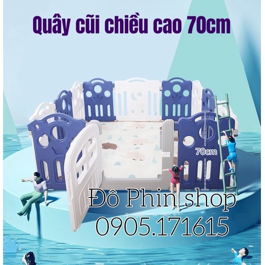 Thanh lẻ cao 70cm - Quây cũi nhựa nguyên sinh HDPE làm nhà banh an t oàn cho bé