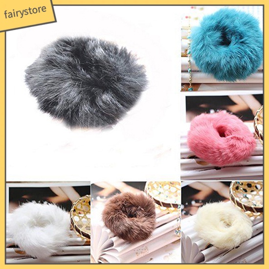 Dây buộc tóc lông mềm thời trang nữ tính