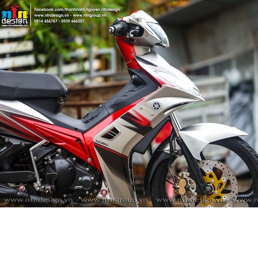 Tem rời exciter 2010 bạc đỏ đen