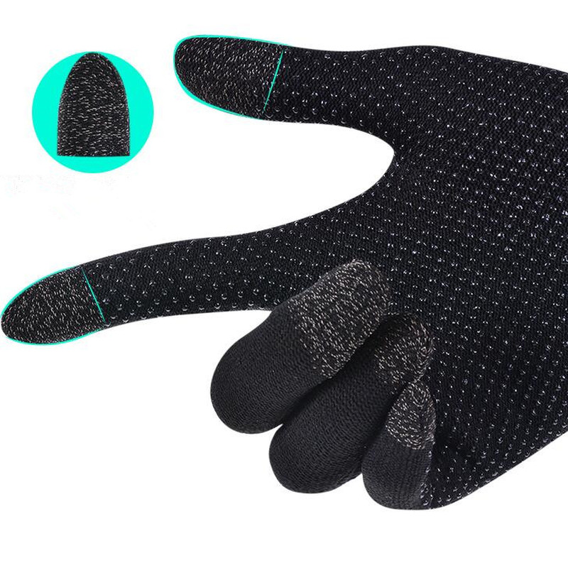 Roselife 1 Pair Touch Screen Sensitive Breathable Gaming handmade Gloves Wear-resistant Sweat-proof Sunscreen Warm Gloves