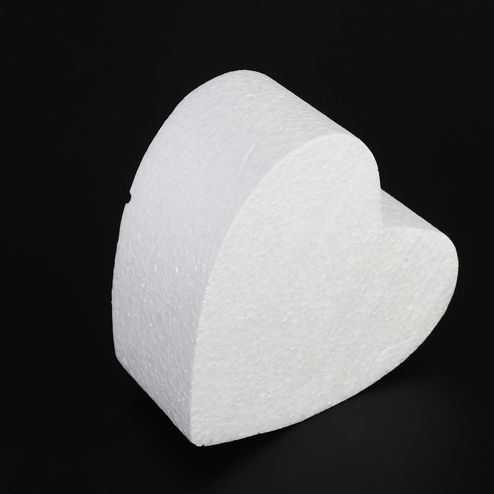 4/6/8/10 inch Dummy Heart Shaped Foam Cake Mould Practice Model Cake Accessories