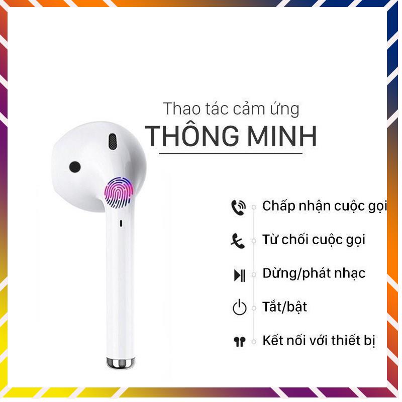 Tai Nghe Airpod i12 TWS Cảm Ứng Điều Khiển Cảm Biến Âm Thanh HIFI