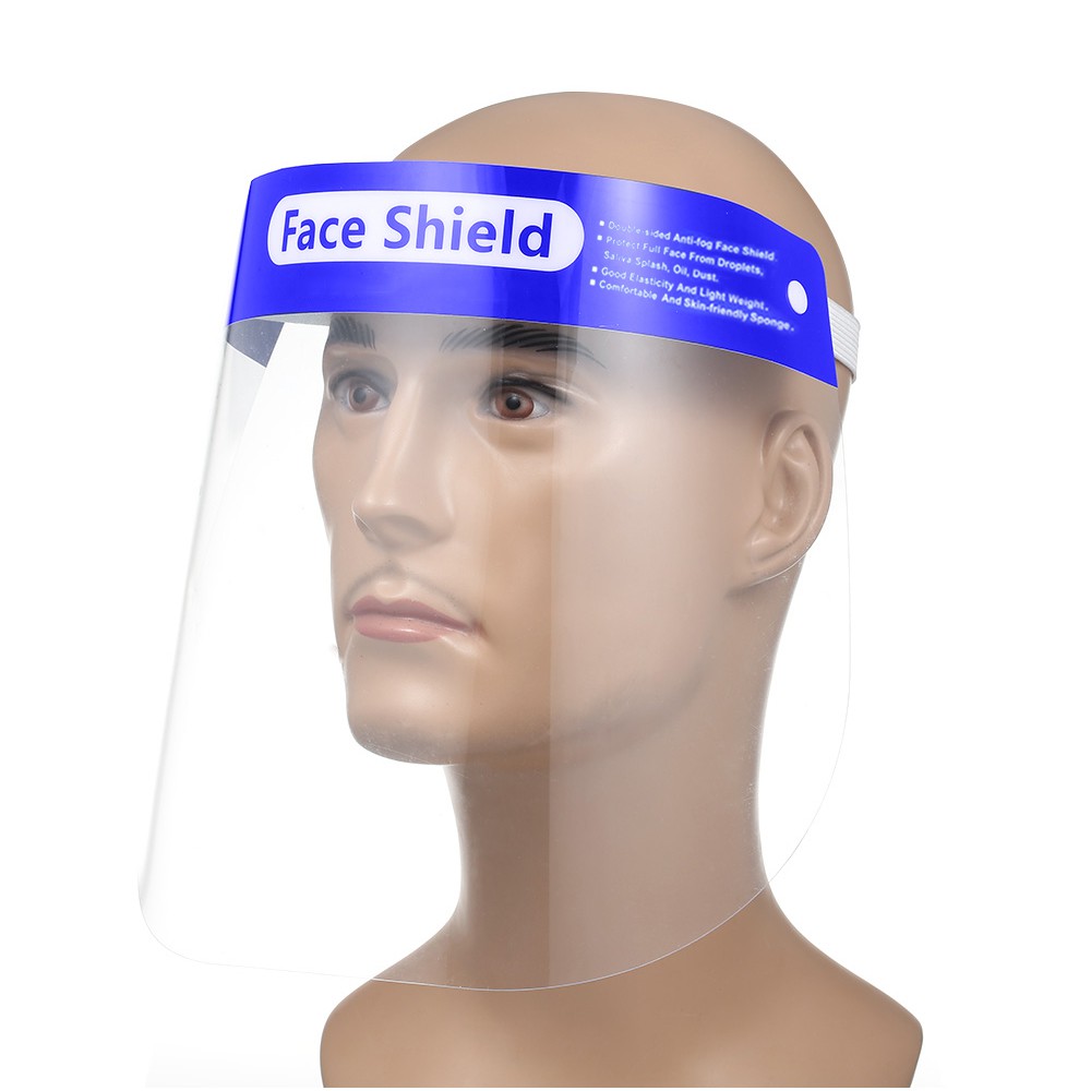 Kính che mặt trong suốt Face Shield chống bụi, giọt bắn, nước bọt..