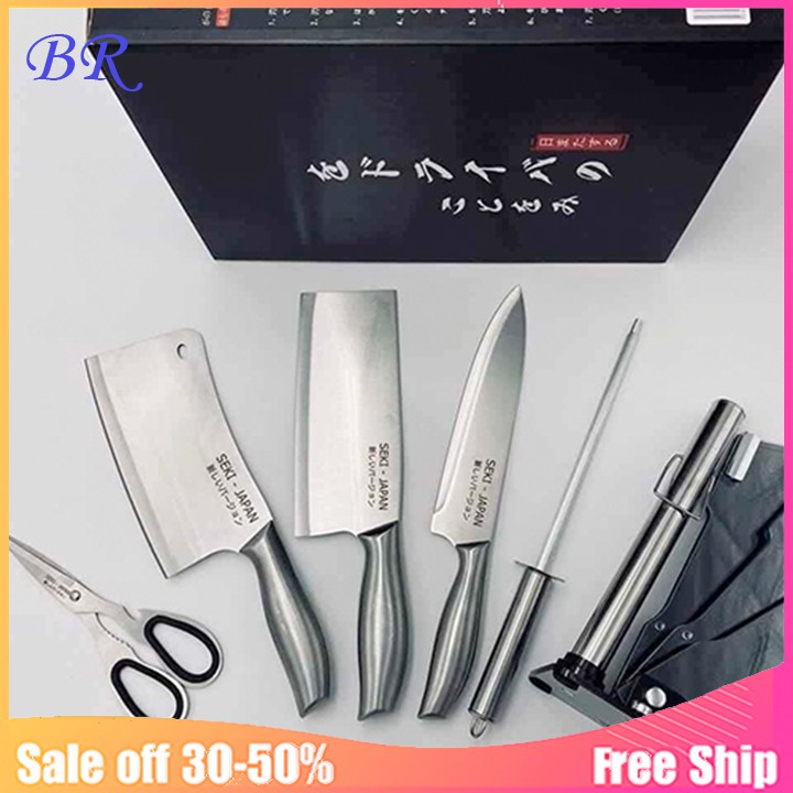 Bộ dao kéo đa năng nhà bếp Nhật Bản [6 món]