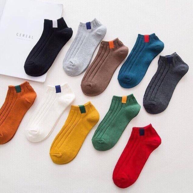 Sét 10 Đôi Tất Nữ Vintage Hàn Quốc Nhiều Màu - LADY