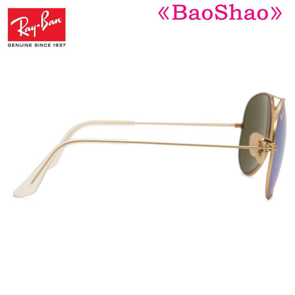 (Hàng Mới Về) Kính Râm Ray Ban Ban Ban Ban Banled Rb3025 Aviator Flash Lenses 112 / 17