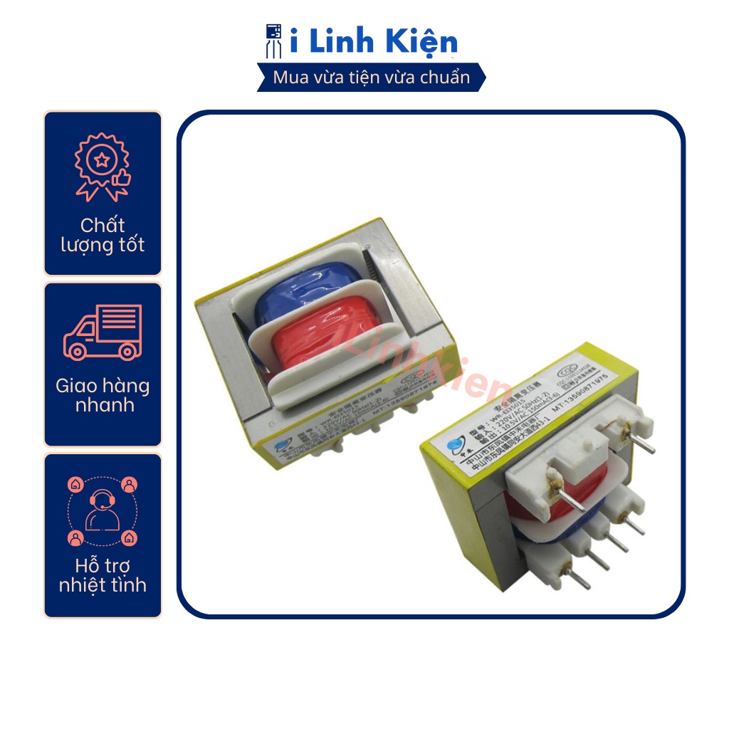 Biến áp nồi áp suất 10.5V 150mA.