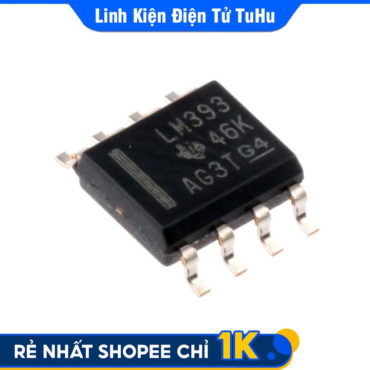Linh Kiện IC So Sánh LM393 SOP8 Chân Dán