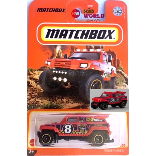 Xe mô hình Matchbox Ridge Raider GVX60.