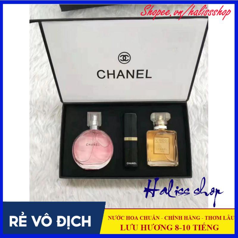 sét 2 chai nước hoa và 1 thỏi son quà tặng cho cô nàng đẹp mê li | BigBuy360 - bigbuy360.vn