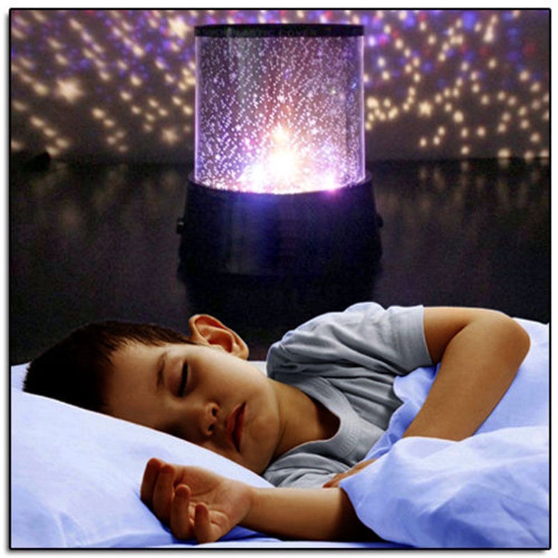 Đèn ngủ chiếu sao tạo hiệu ứng bầu trời đầy sao lãng mạn