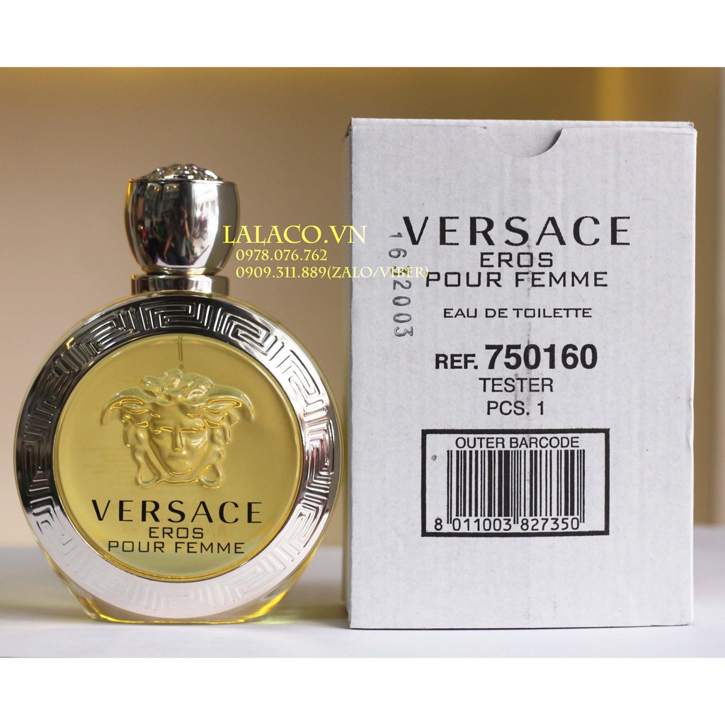 versace eros pour femme 100ml tester