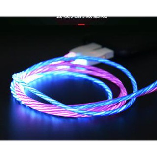 Dây cáp sạc dữ liệu jack cắm Type-C tích hợp đèn LED độc đáo