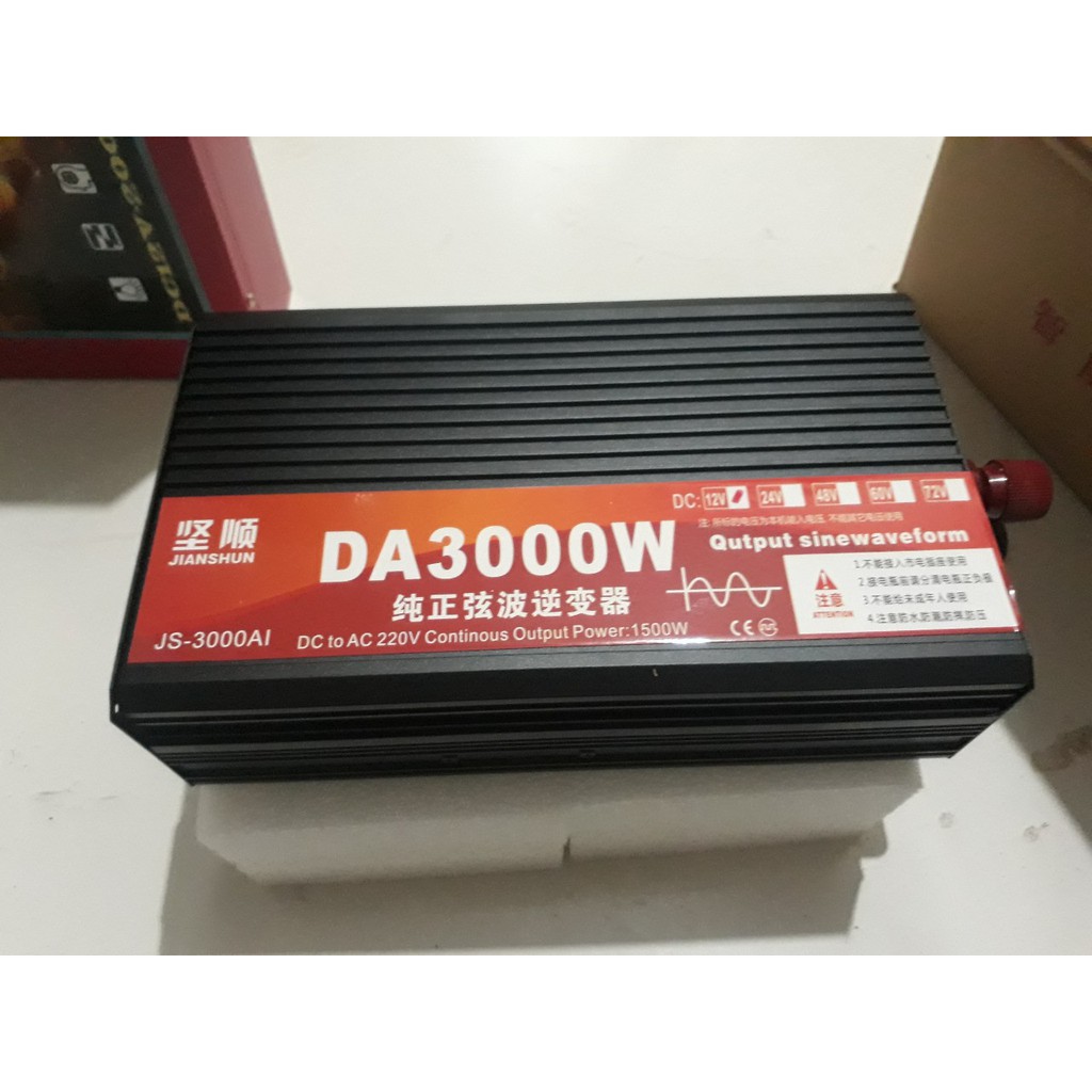 Bộ Đổi Nguồn 12V/24V sang 220V Sin Chuẩn 3000w