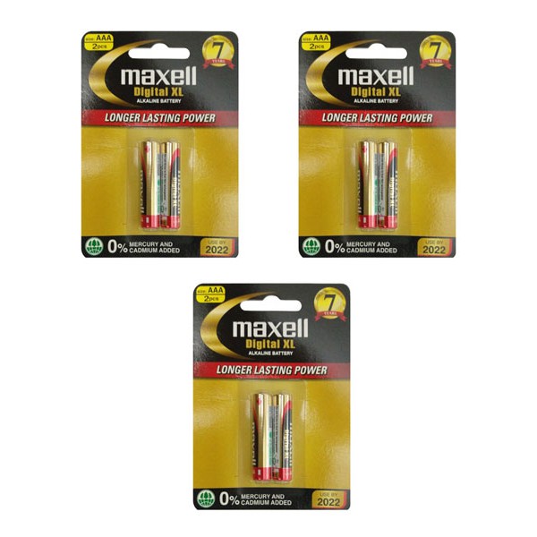 pin aaa maxell alkaline 2 viên