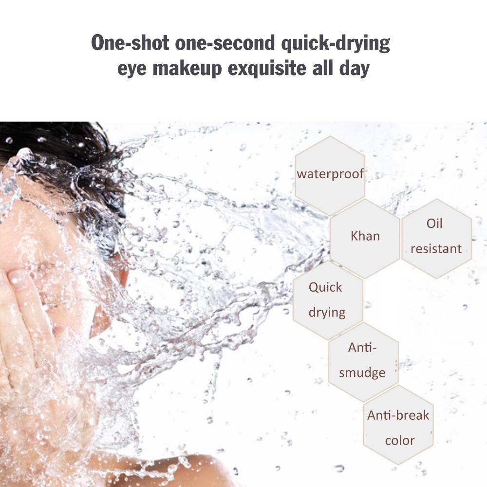 Còn Hàng Đen Kẻ Mắt Bút Chì Chống Nước Tự Nhiên Thoáng Kẻ Viền Mắt Bút Vẻ Đẹp Trang Điểm Bền Lâu Cá Tuyết