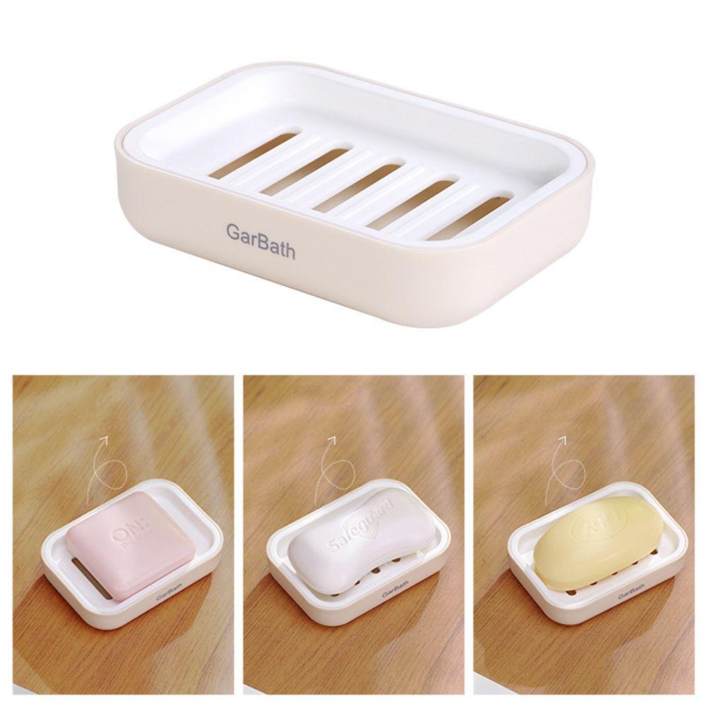 Giá Đỡ Xà Phòng Bằng Nhựa Gắn Tường Tiện Dụng Cho Phòng Tắm / Nhà Bếp
