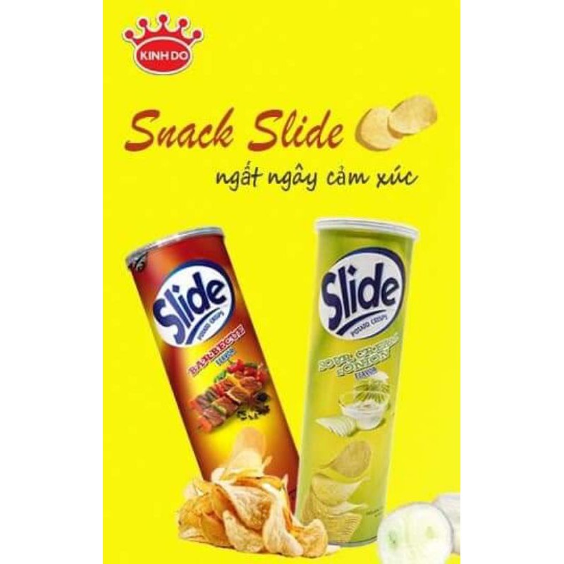 Khoai Tây Chiên Slide Các Vị  160g