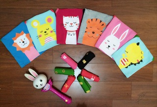 Com bo bộ cotton 4c hình thú