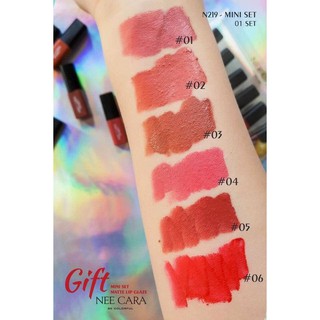 Set son 6 cây kem mini Nee cara Siêu lì