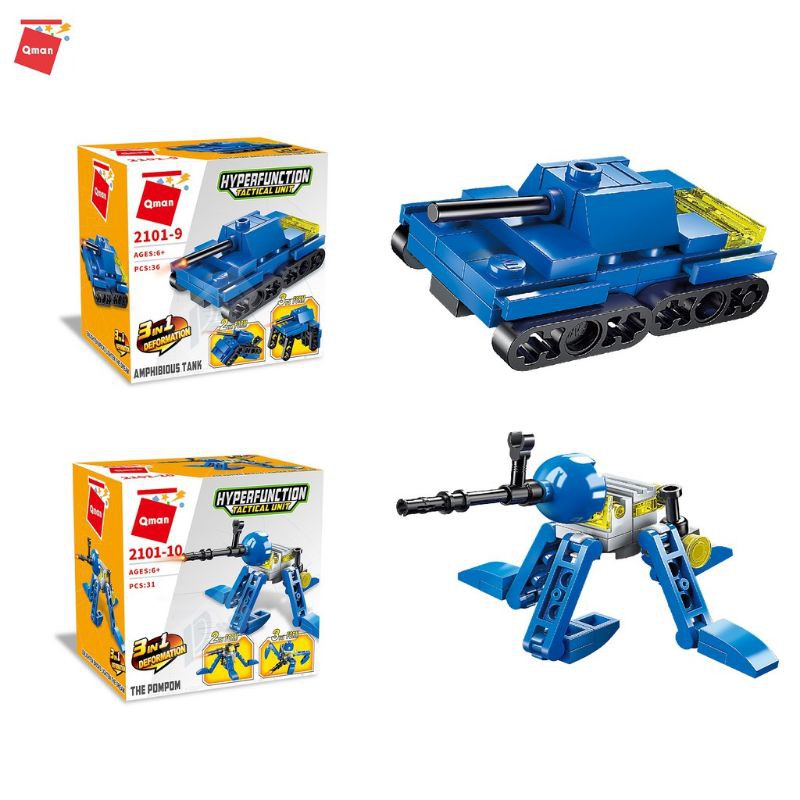 Đồ chơi xếp hình phong cách Lego của QMan