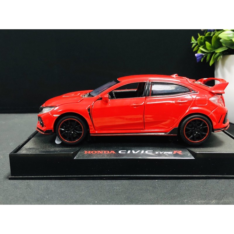 Mô hình xe ô tô Honda Civic Type R màu đỏ bằng hợp kim