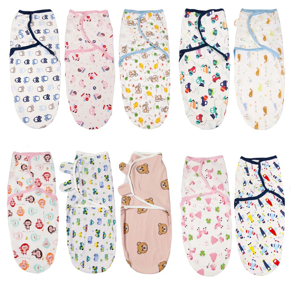 Ủ kén Swaddle 100% cotton xuân hè cho bé yêu - UKCT0470