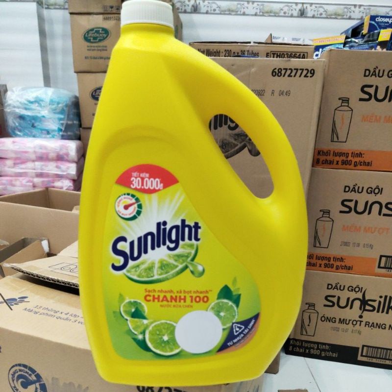 Nước rửa chén sunlight chanh 3,6kg