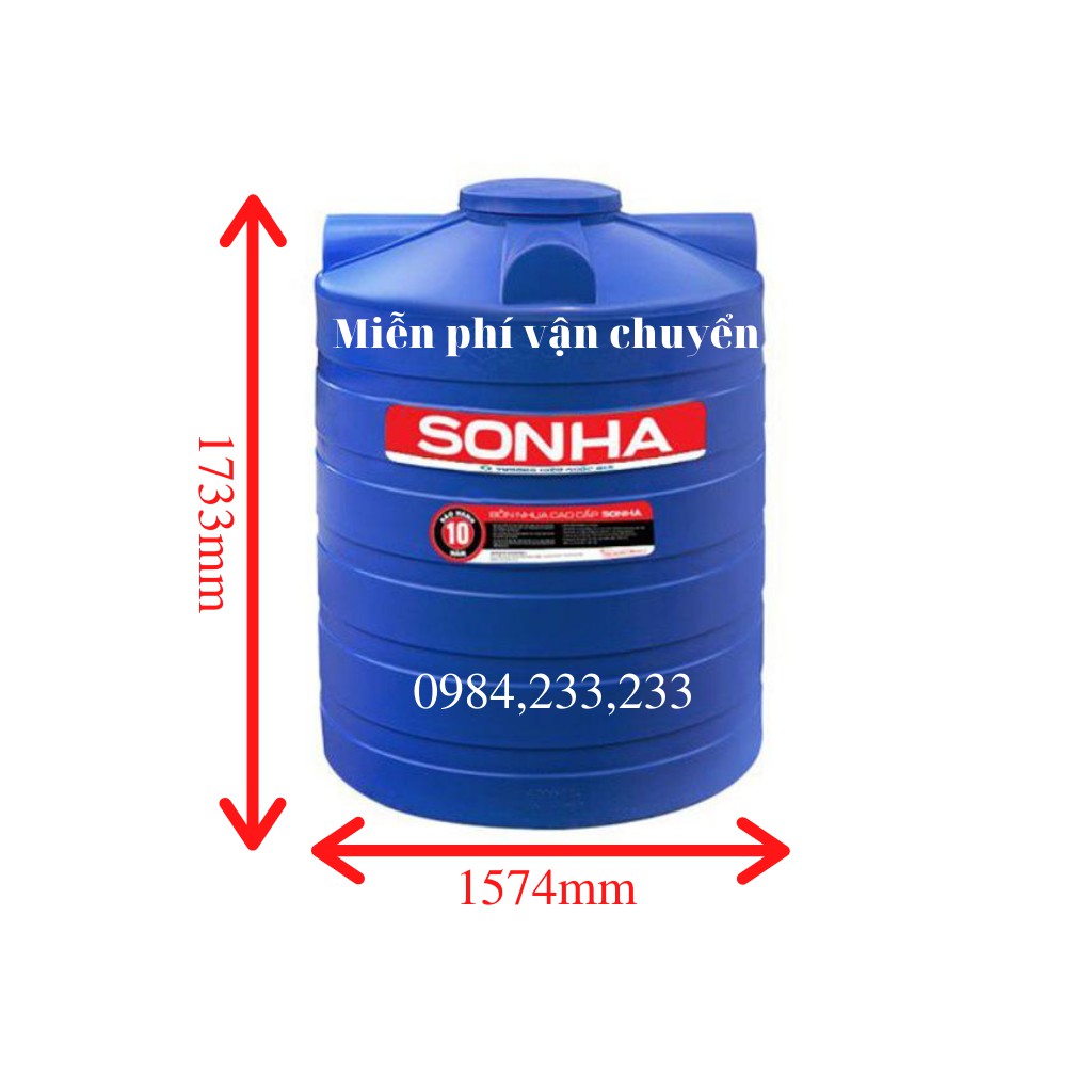 Bồn nhựa sơn hà 3000 lít đứng