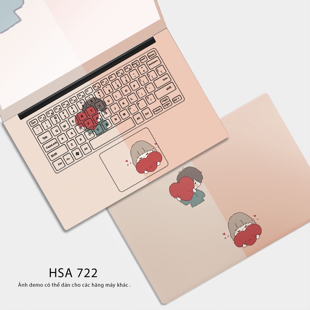 Miếng Dán Laptop Mẫu Couple Dễ Thương