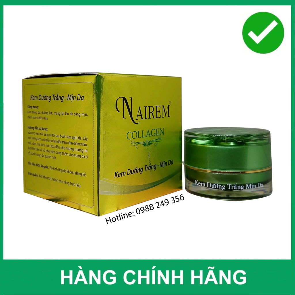Kem NAIREM COLLAGEN Dưỡng Trắng Mịn Da 15g-13g