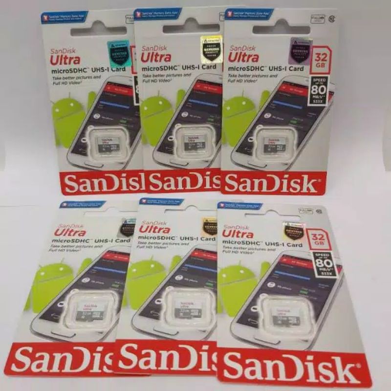 Thẻ Nhớ Sandisk Ultra 32gb Class 10 Micro Sd