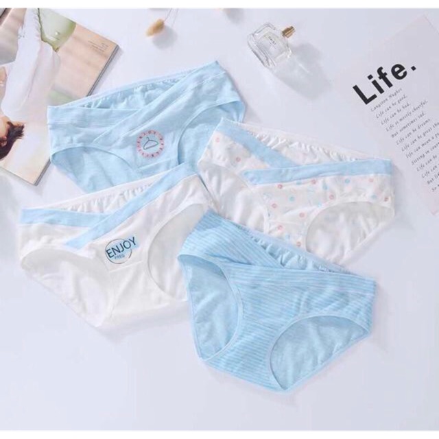 TÚI 4 CHIẾC QUẦN BẦU COTTON ĐÁNG IU