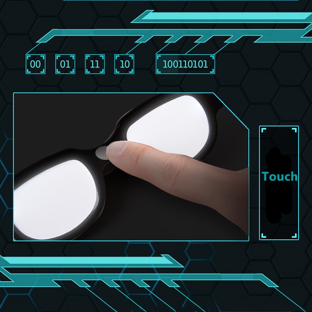 Mắt kính hóa trang thám tử Conan có đèn led sáng nhiều màu